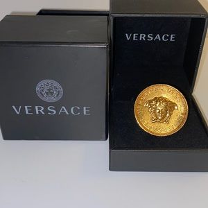 100% Authentic Versace Oversized Medusa Ring